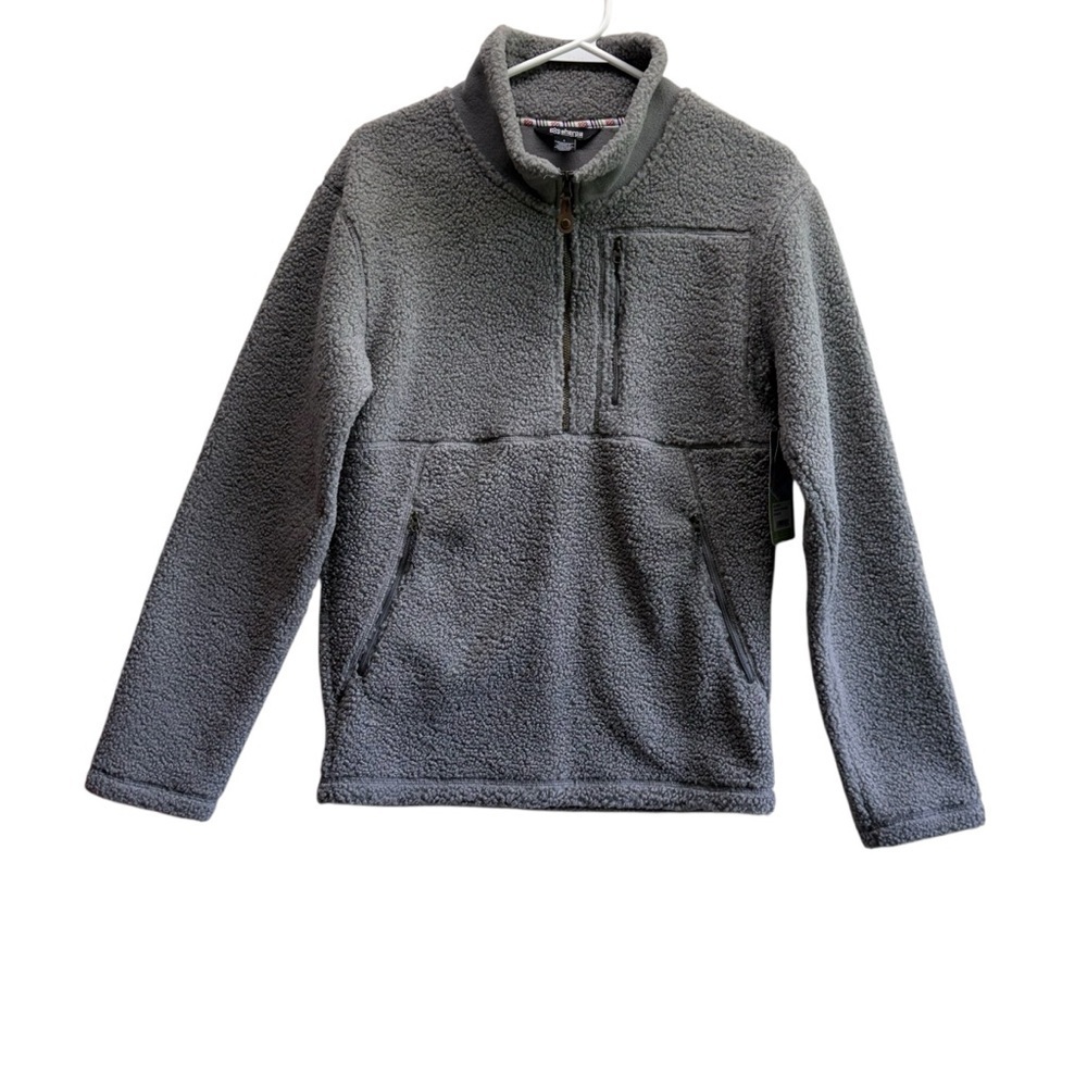 NWT Sherpa Chambling Half Zipper Jacket.
Size S